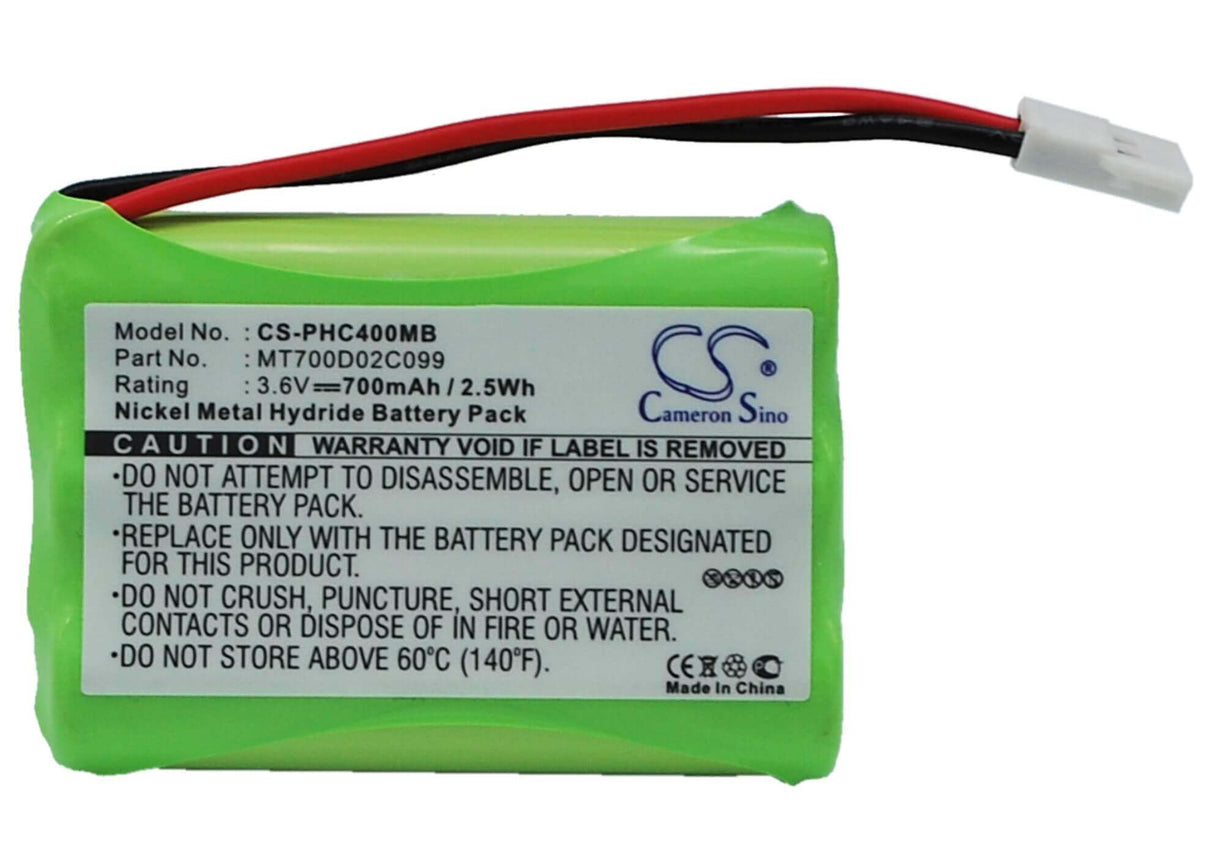 Battery For Philips, Ceptf, Sbc-eb3655, Sbc-sc368 3.6v, 700mah - 2.52wh BabyPhone Cameron Sino Technology Limited   