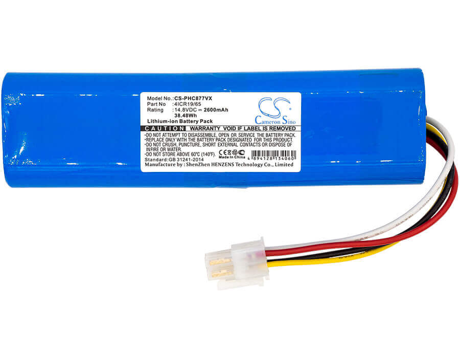 Battery For Philips, Fc8705, Fc8710, Fc8772, Fc8776 14.8v, 2600mah - 38.48wh Vacuum Cameron Sino Technology Limited   