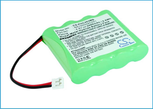 Battery For Philips, Sbc-eb4880, Sbc-eb4880 E2005 4.8v, 2000mah - 9.60wh BabyPhone Cameron Sino Technology Limited   