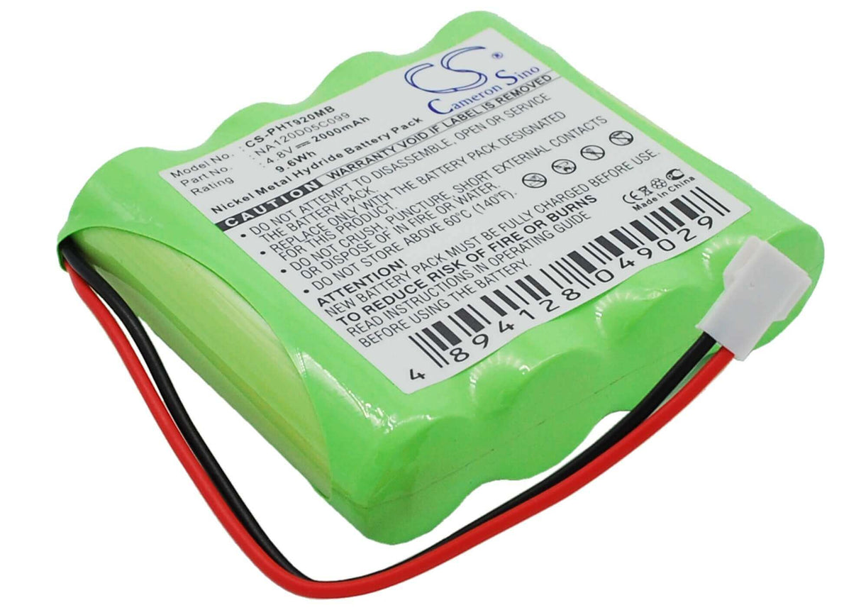 Battery For Philips, Td9200, Td9203, Td9205 4.8v, 2000mah - 9.60wh BabyPhone Cameron Sino Technology Limited   