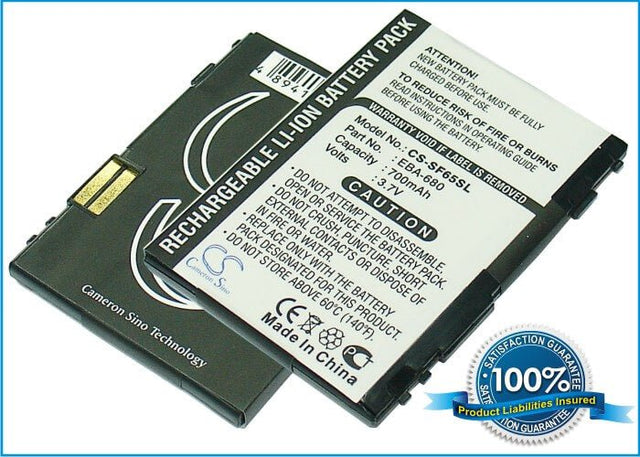 Battery For Philips Xenium F639, Xenium F760, Xenium F636 3.7v, 600mah - 2.22wh Batteries for Electronics Cameron Sino Technology Limited   