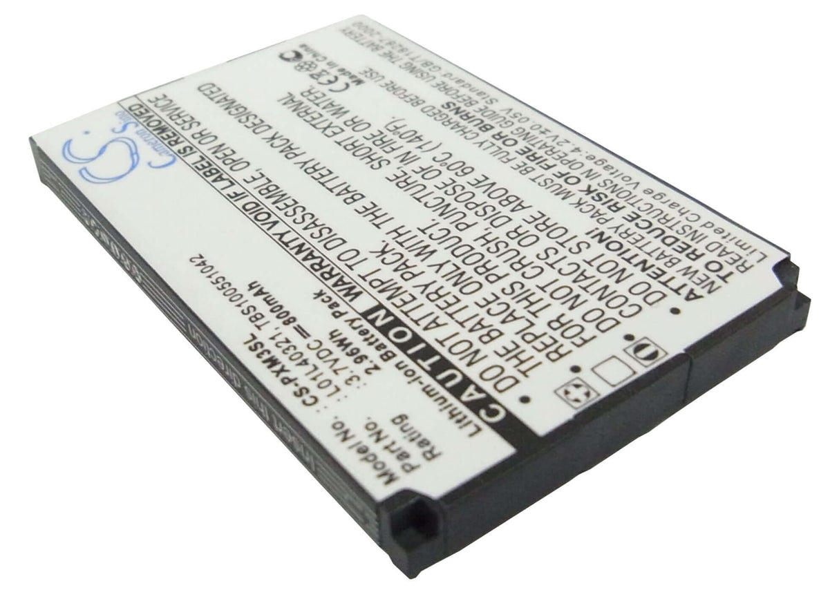 Battery For Pioneer Gex-xmp3, Xmp3i, Xmp3h1 3.7v, 800mah - 2.96wh Media Player Cameron Sino Technology Limited   