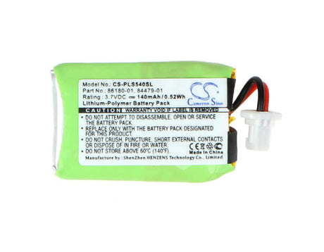 Battery For Plantronics Cs540, Cs540a, Savi Cs540 3.7v, 140mah - 0.52wh Batteries for Electronics Cameron Sino Technology Limited   