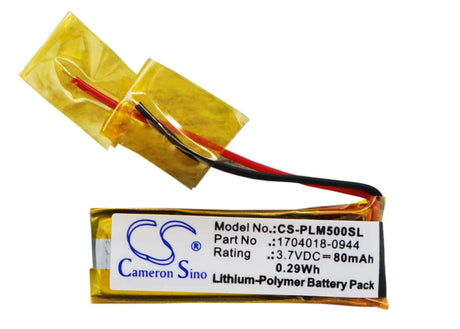 Battery For Plantronics M50 3.7v, 80mah - 0.30wh Wireless Headset Cameron Sino Technology Limited   