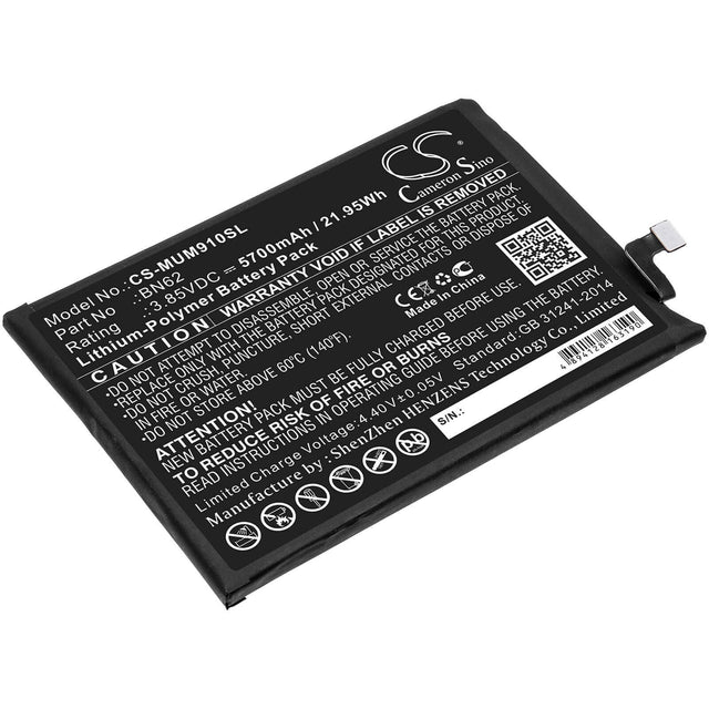 Battery For Poco, M2010j19ci, M3, Redmi 3.85v, 5900mah - 22.72wh Mobile, SmartPhone Cameron Sino Technology Limited   