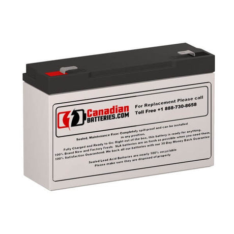 Battery For Powerware 58700027 Ups, 1 X 6v, 10ah - 60wh UPS Batteries CB Range   