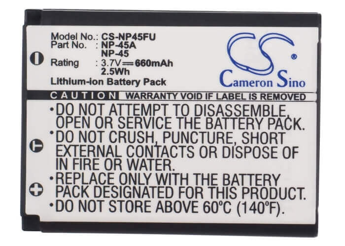 Battery For Praktica Luxmedia 12-z4, Luxmedia 12-z4ts, 3.7v, 660mah - 2.44wh Barcode Scanner Cameron Sino Technology Limited   