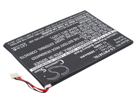 Battery For Prestigio Multipad 7.0 Ultra Duo, Pmt5877c 3.7v, 3000mah - 11.10wh Tablet Cameron Sino Technology Limited   