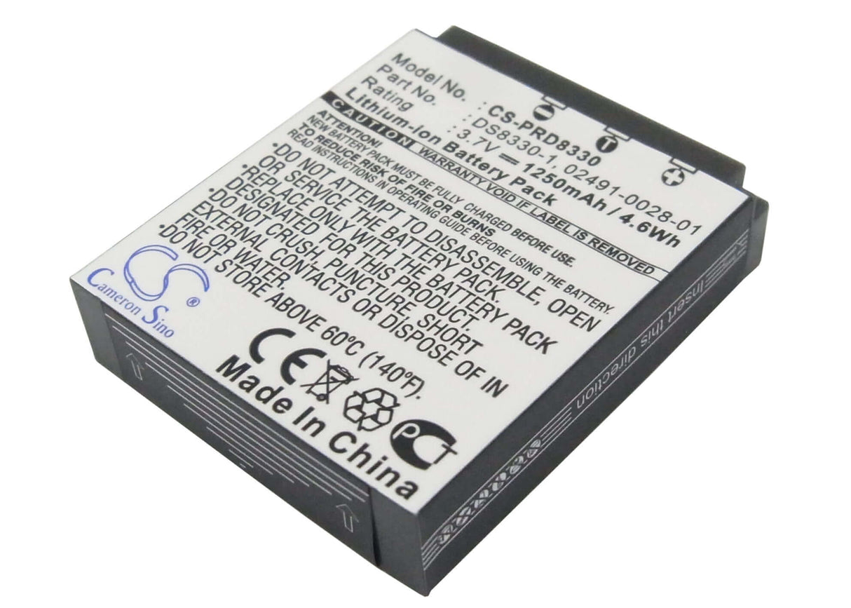 Battery For Prima Ds-588, Ds-8330, Ds-8340, Ds-8650, 3.7v, 1250mah - 4.63wh Camera Cameron Sino Technology Limited   