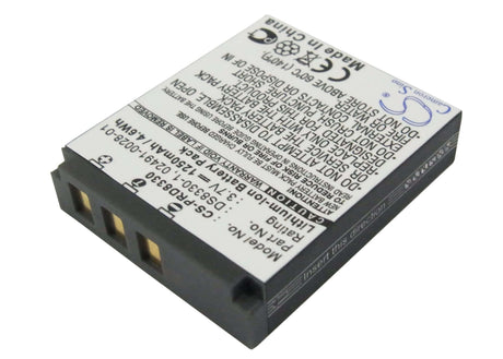 Battery For Prima Ds-588, Ds-8330, Ds-8340, Ds-8650, 3.7v, 1250mah - 4.63wh Camera Cameron Sino Technology Limited   