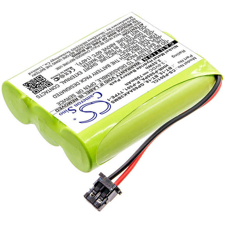Battery For Radio Shack, 23-193, 43-1086, 43-1087, 3.6v, 700mah - 2.52wh Batteries for Electronics Cameron Sino Technology Limited   