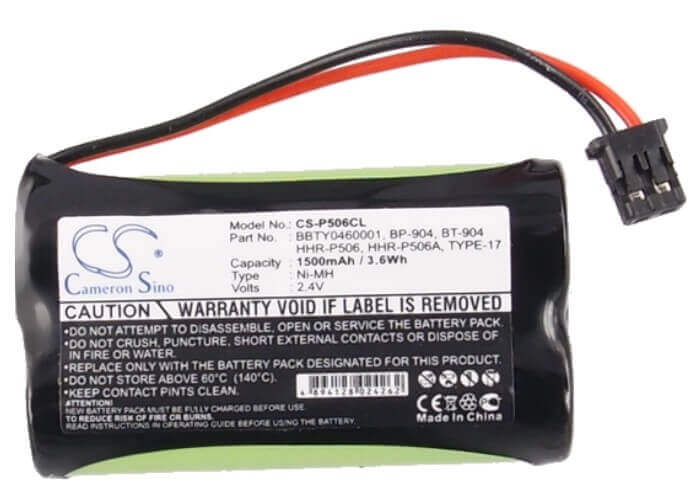 Battery For Radio Shack, 23-9096, 23-960, 43-3533, 2.4v, 1500mah - 3.60wh Batteries for Electronics Cameron Sino Technology Limited   