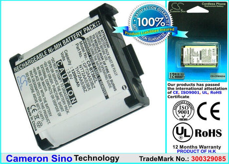 Battery For Radio Shack, 239076, 9601783 3.6v, 1200mah - 4.32wh Batteries for Electronics Cameron Sino Technology Limited   