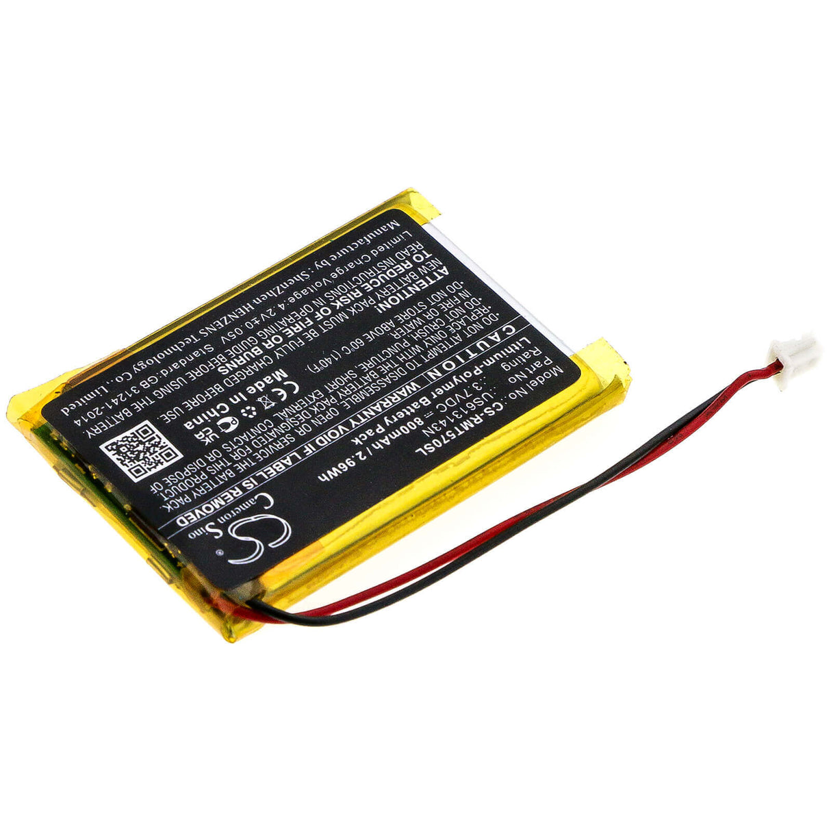 Battery For Rapoo, Mt750 Pro, Mt750l 3.7v, 800mah - 2.96wh Keyboard,Mouse Cameron Sino Technology Limited   