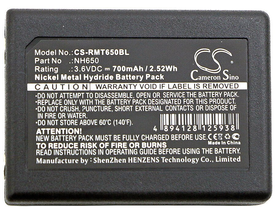 Crane Remote Battery For Ravioli Joy, Lnh650 3.6v, 700mah - 2.52wh Crane Remote Control Cameron Sino Technology Limited   