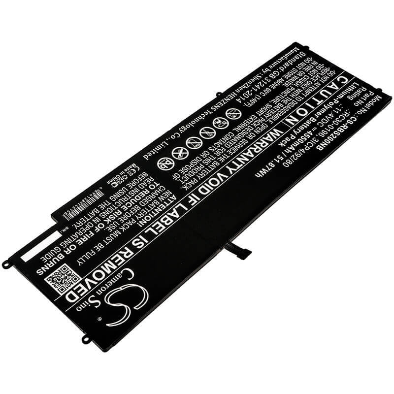 Battery For Razer, Blade Stealth 2016 Rz09-01962w11, Blade Stealth 2016 V2 11.4v, 4550mah - 51.87wh Notebook, Laptop Cameron Sino Technology Limited   