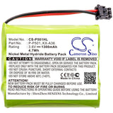 Battery For Rca, 100935, 26936ge2, 29445, 59519, 3.6v, 1300mah - 4.68wh Cordless Phone Cameron Sino Technology Limited (Cordless Phone)   