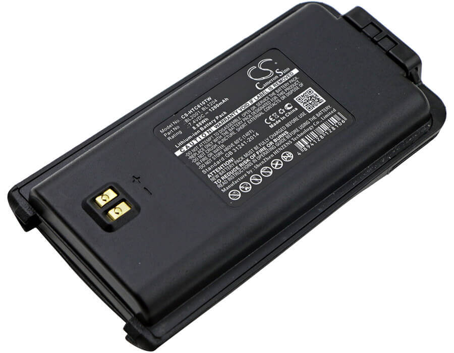 Battery For Rca & Hyt Tc-610, Tc-618, Tc-610s 7.4v, 1200mah - 8.88wh Two-Way Radio Cameron Sino Technology Limited   