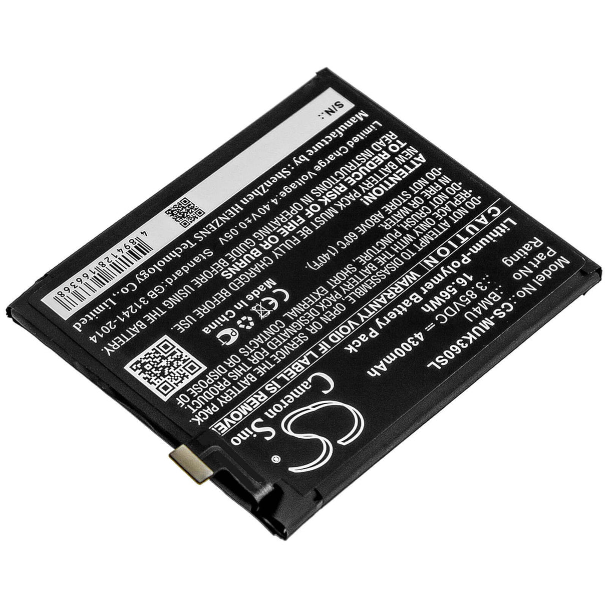 Battery For Redmi, K30 Ultra 5g, M2006j10c 3.85v, 4300mah - 16.56wh Mobile, SmartPhone Cameron Sino Technology Limited   