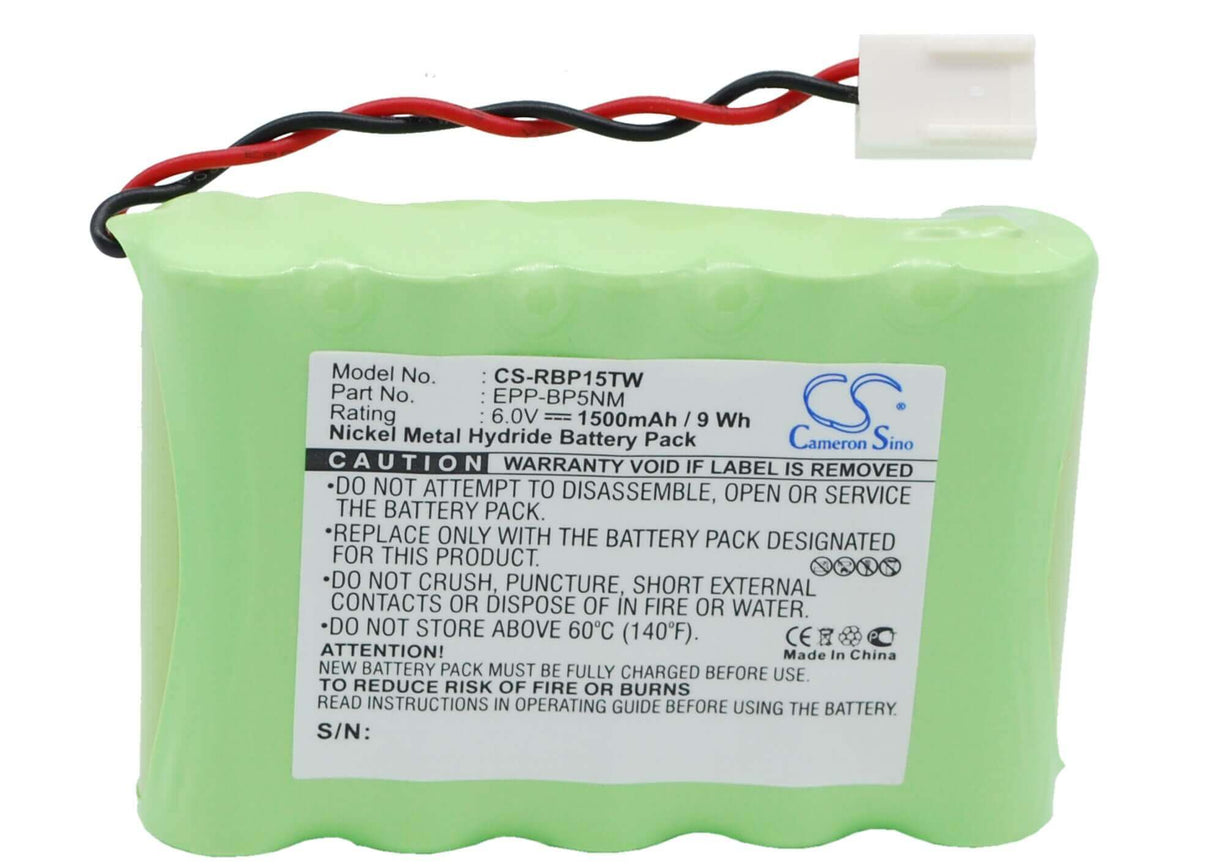 Battery For Ritron Bp5nm, Jbc100, Jbc15h 6.0v, 1500mah - 9.00wh Two-Way Radio Cameron Sino Technology Limited   