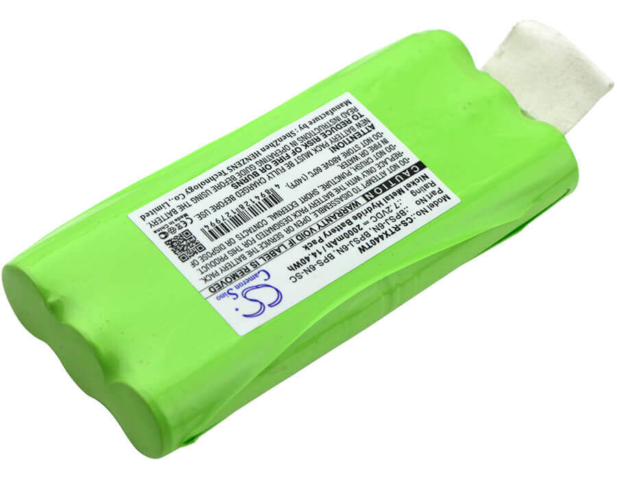 Battery For Ritron Jmx 441d, Jmx Ii, Jmx Iv 7.2v, 2000mah - 14.40wh Two-Way Radio Cameron Sino Technology Limited   