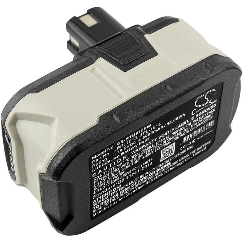 Battery For Ryobi, Bid-1801m, Bid-180l, Bid1821 18v, 3000mah - 54.00wh Power Tools Cameron Sino Technology Limited (Power Tools)   