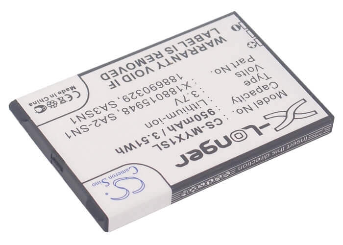 Battery For Sagem My-x1, Myx2-2, X5 3.7v, 950mah - 3.52wh Mobile, SmartPhone Cameron Sino Technology Limited   