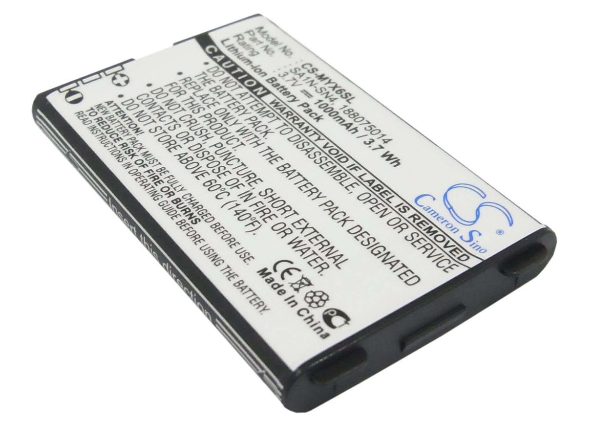 Battery For Sagem My-x6, My-x7, Myv-65 3.7v, 1000mah - 3.70wh Mobile, SmartPhone Cameron Sino Technology Limited   