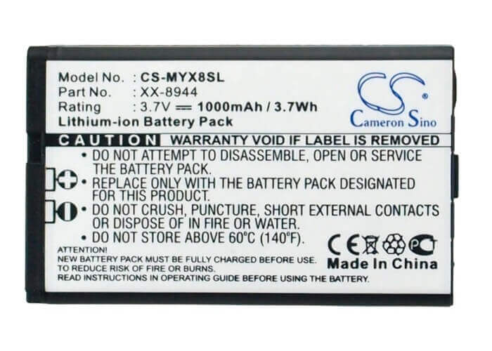 Battery For Sagem Myx-8, Myx8 3.7v, 1000mah - 3.70wh Mobile, SmartPhone Cameron Sino Technology Limited   