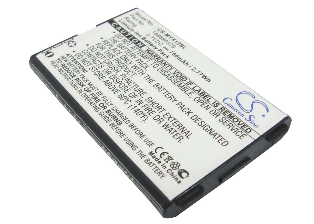 Battery For Sagem Myx1-2, X6, Myx1-2 Trio 3.7v, 750mah - 2.78wh Mobile, SmartPhone Cameron Sino Technology Limited (Suspended)   