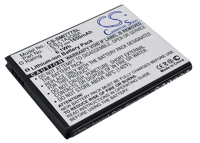 Battery For Samsung Attain, Sgh-i777, Galaxy S Ii 4g 3.7v, 1650mah - 6.11wh Mobile, SmartPhone Cameron Sino Technology Limited   