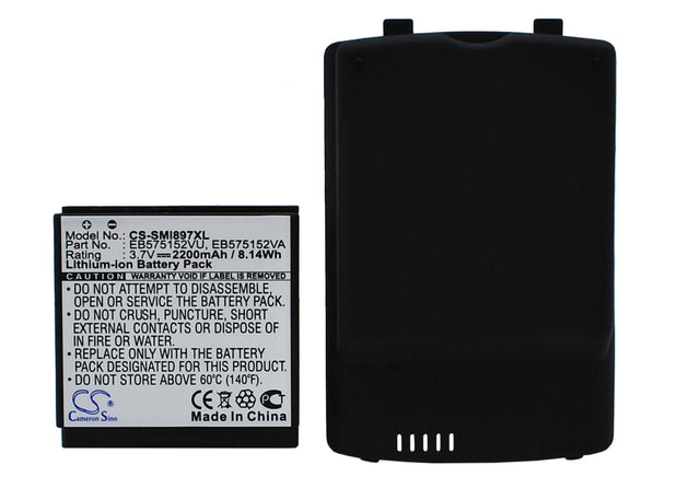 Battery For Samsung Captivate I897, Sgh-i897 3.7v, 2200mah - 8.14wh Mobile, SmartPhone Cameron Sino Technology Limited   