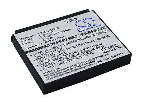 Battery For Samsung Digimax I7 3.7v, 1100mah - 4.07wh Camera Cameron Sino Technology Limited (Suspended)   