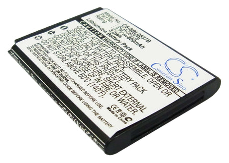 Battery For Samsung Digimax L70, Digimax L70b, 3.7v, 800mah - 2.96wh Camera Cameron Sino Technology Limited   