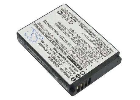 Battery For Samsung Ec-sh100zbpbus, Ec-sh100zbprus, Ec-sh100zbpsus, Ec-wb210zbprus, 3.7v, 750mah - 2.78wh Camera Cameron Sino Technology Limited   