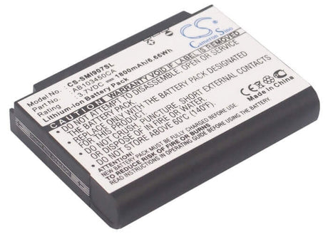 Battery For Samsung Epix Sgh-i907, Blackjack Sgh-i607, Blackjack I607 3.7v, 1800mah - 6.66wh Mobile, SmartPhone Cameron Sino Technology Limited   