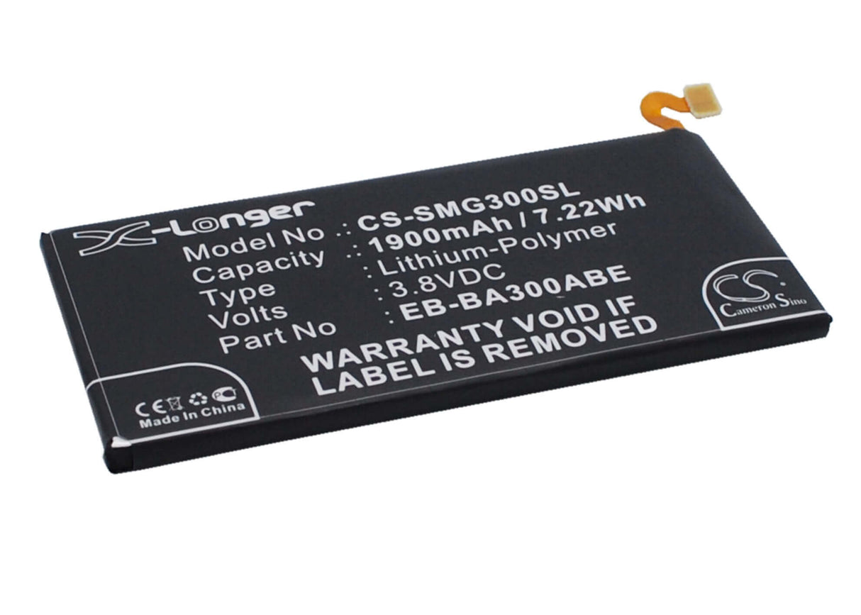 Battery For Samsung Galaxy A3, Sm-a3009, Sm-a3000 3.8v, 1900mah - 7.22wh Mobile, SmartPhone Cameron Sino Technology Limited   