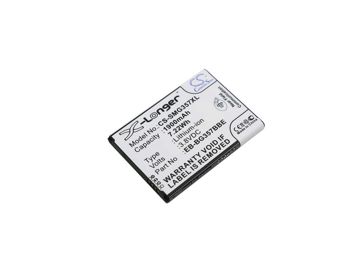 Battery For Samsung, Galaxy Ace 4 Lte, Galaxy Ace Style Lte 3.8v, 1900mah - 7.22wh Mobile, SmartPhone Cameron Sino Technology Limited   