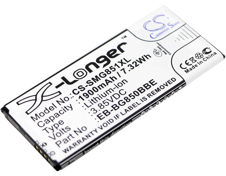 Battery For Samsung, Galaxy Alpha, Galaxy Alpha Lte-a, Sm-g850 3.85v, 1900mah - 7.32wh Mobile, SmartPhone Cameron Sino Technology Limited   