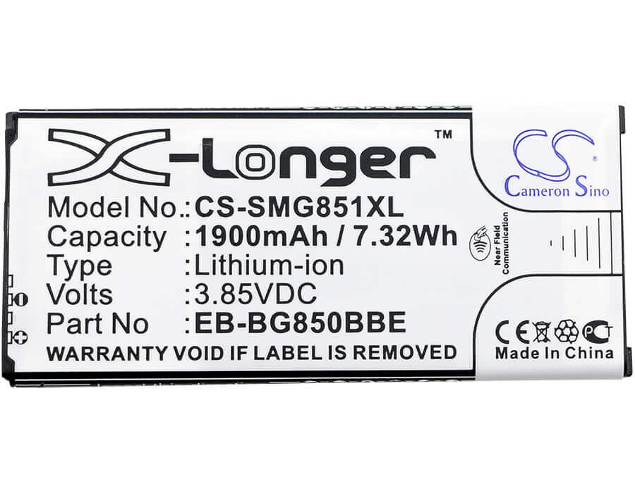 Battery For Samsung, Galaxy Alpha, Galaxy Alpha Lte-a, Sm-g850 3.85v, 1900mah - 7.32wh Mobile, SmartPhone Cameron Sino Technology Limited   