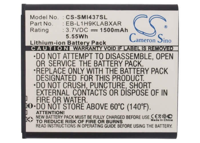 Battery For Samsung Galaxy Express, Sgh-i437, Gt-i8730 3.7v, 1500mah - 5.55wh Mobile, SmartPhone Cameron Sino Technology Limited   