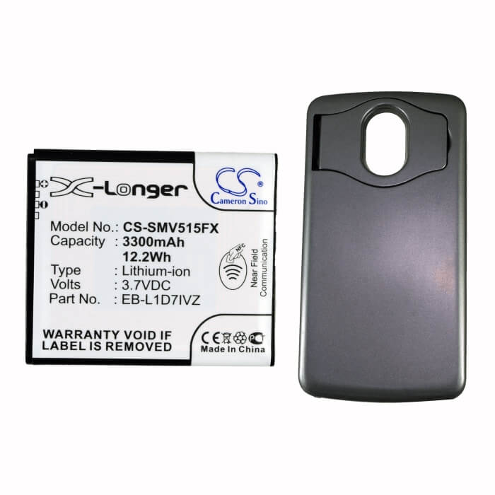 Battery For Samsung Galaxy Nexus I515, Nexus 4g Lte, Back Cover, With Nfc 3.7v, 3300mah - 12.21wh Mobile, SmartPhone Cameron Sino Technology Limited   