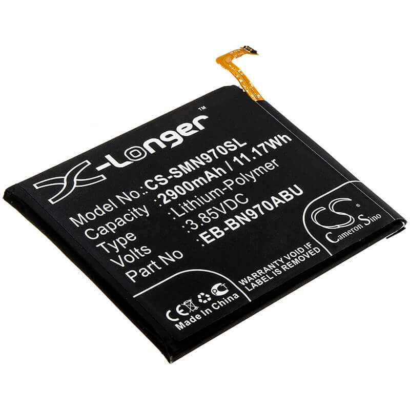 Battery For Samsung, Galaxy Note 10, Sm-n9700, Sm-n970f 3.85v, 2900mah - 11.17wh Mobile, SmartPhone Cameron Sino Technology Limited   