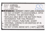 Battery For Samsung Galaxy Note 3 Neo, Galaxy Note 3 Mini, Sm-n7505 3.8v, 1800mah - 6.84wh Mobile, SmartPhone Cameron Sino Technology Limited   