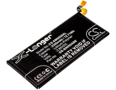 Battery For Samsung, Galaxy Note 8, Galaxy Note 8 Duos 3.85v, 3300mah - 12.71wh Mobile, SmartPhone Cameron Sino Technology Limited   