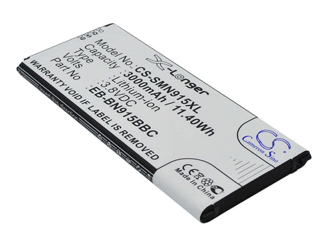 Battery For Samsung Galaxy Note Edge, Sm-n915, Sm-n915a 3.8v, 3000mah - 11.40wh Mobile, SmartPhone Cameron Sino Technology Limited   