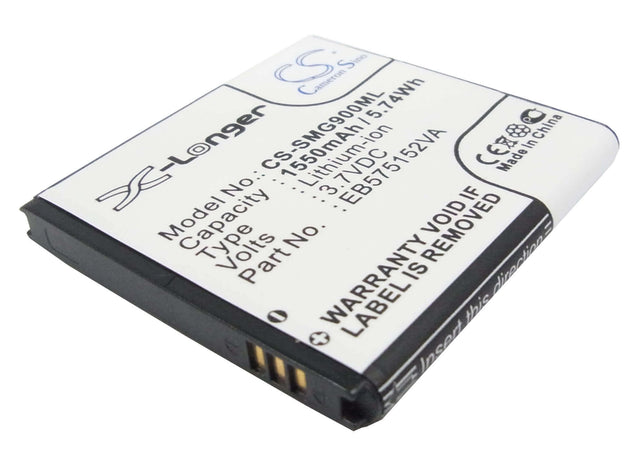 Battery For Samsung Galaxy S 4g, Vibrant 4g, Sgh-t959v 3.7v, 1550mah - 5.74wh Mobile, SmartPhone Cameron Sino Technology Limited   