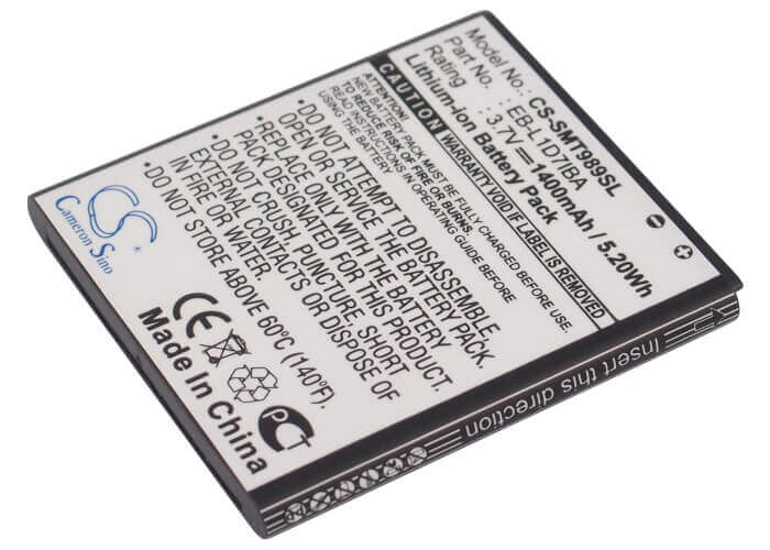 Battery For Samsung Galaxy S Hercules, Sgh-t989, Skyrocket 3.7v, 1400mah - 5.18wh Mobile, SmartPhone Cameron Sino Technology Limited   