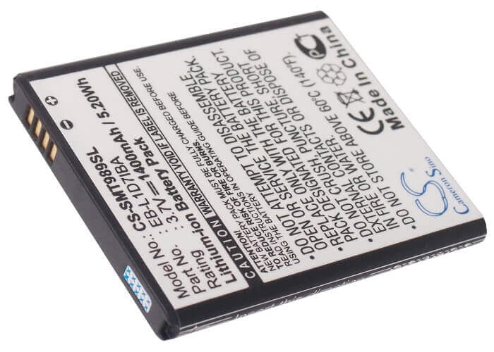 Battery For Samsung Galaxy S Hercules, Sgh-t989, Skyrocket 3.7v, 1400mah - 5.18wh Mobile, SmartPhone Cameron Sino Technology Limited   