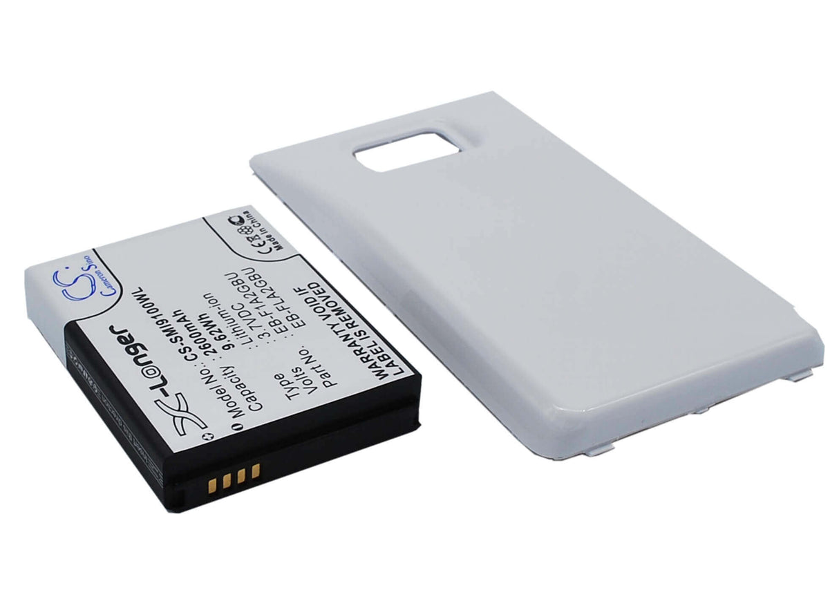 Battery For Samsung Galaxy S Ii, Galaxy S2, Gt-i9100, White Back Cover 3.7v, 2600mah - 9.62wh Mobile, SmartPhone Cameron Sino Technology Limited   